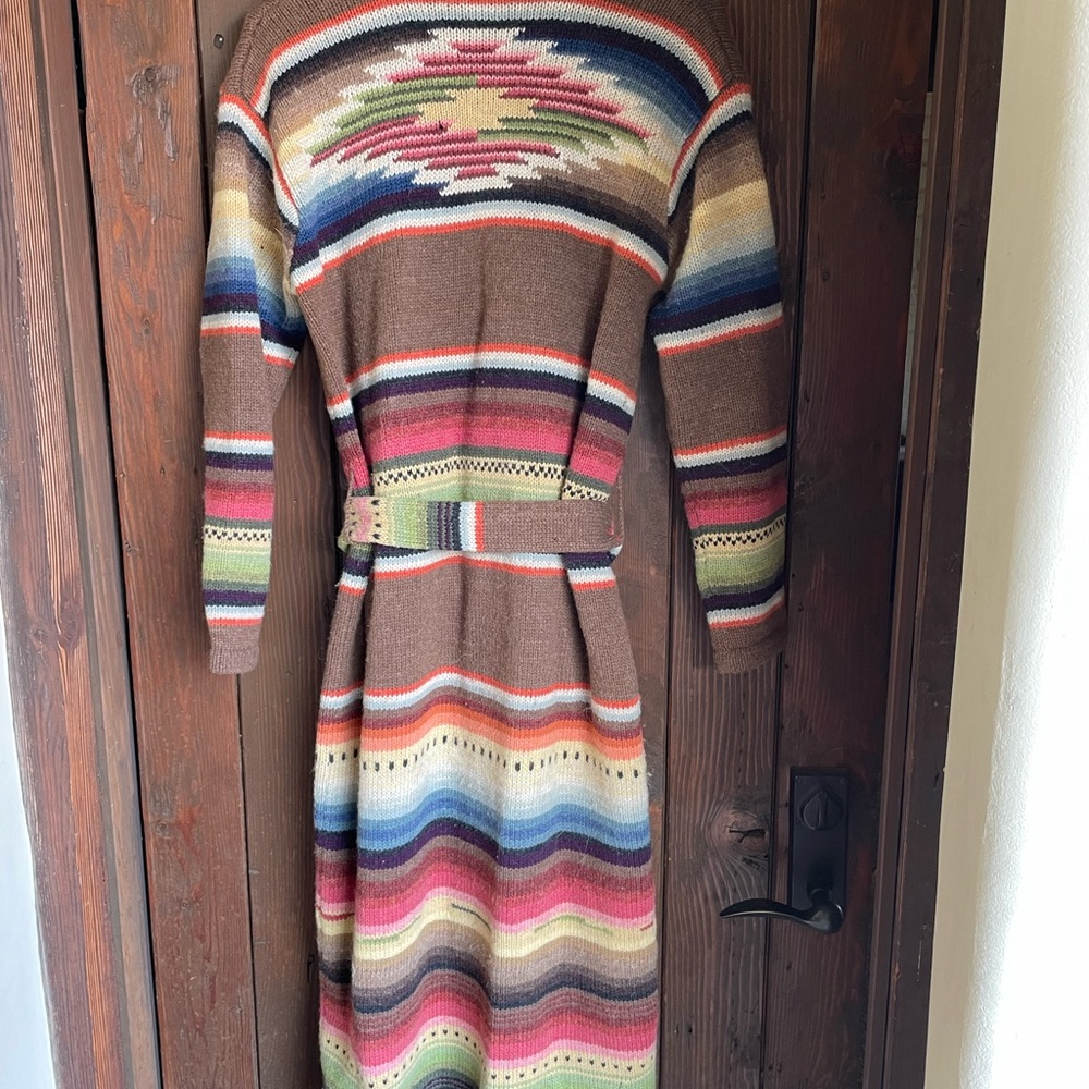 RALPH LAUREN Aztec Navajo Native American long duster P - Picture 4 of 9